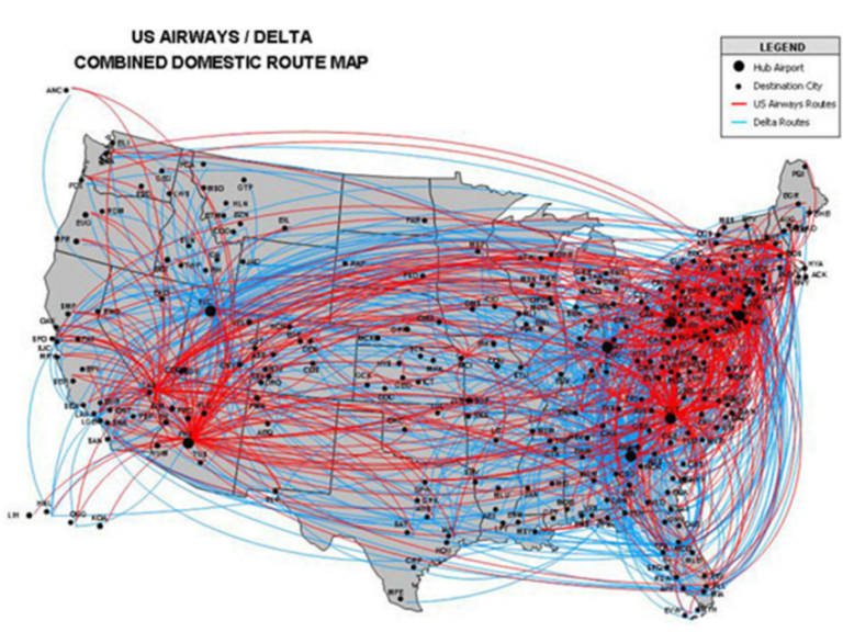 Delta Airline Route Map | Delta Airlines Reservations Online